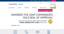 Desktop Screenshot of nyackhospital.org